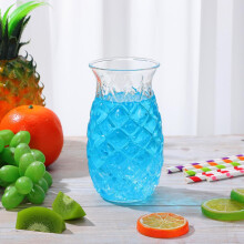 Ananasgläser, 480 ml, Tiki-Gläser für Cocktails, klare Kristall-Schnapsgläser, Trinkgefäße