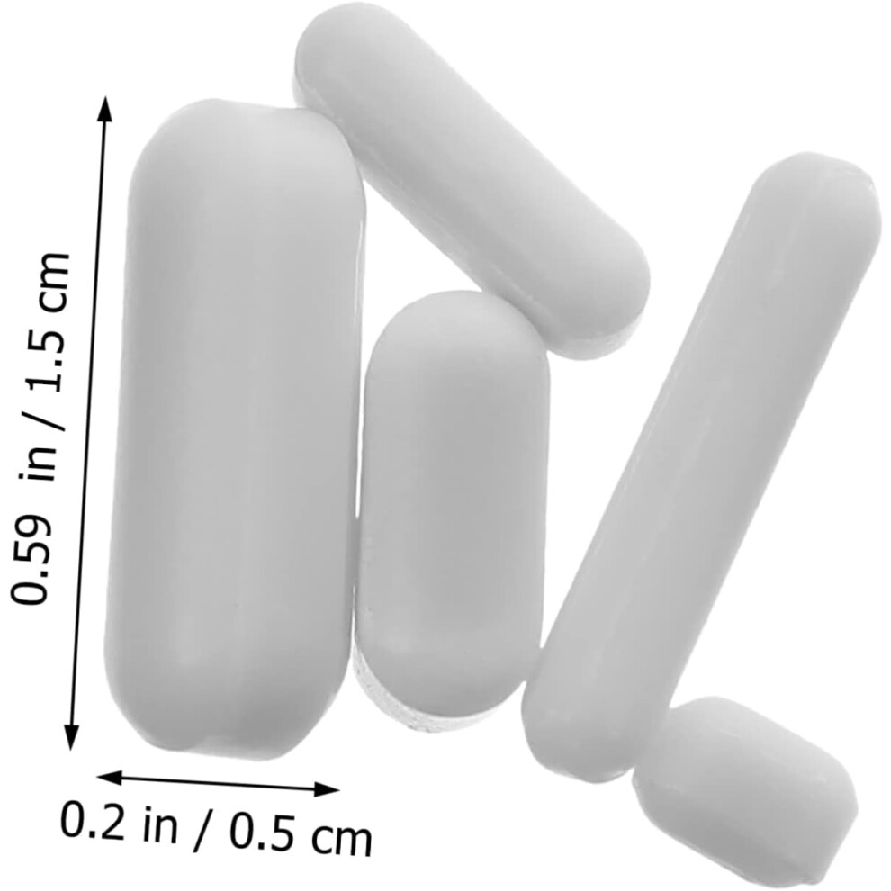 5Pcs Magnetic Stirrer Mixer Stir Bars For Laboratory Stirring Rods Practical Mixer Rod For Science Experiments 8195033095757