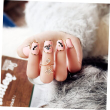 doosjes natuurlijke schelpnagels met pailletten voor manicure, diverse nagelaccessoires voor doe-het-zelf