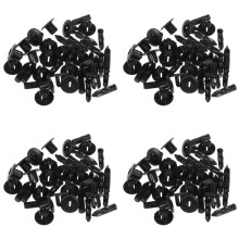 80 Pcs 7mm Hole Plastic Push Screw Rivet Fairing Panel Fixings Clips