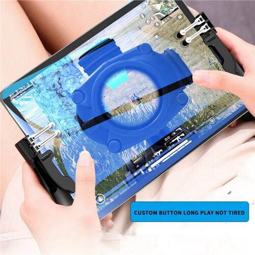 6x for PUBG Controller Six Finger Mobile Trigger Gamepad Grip L R Fire Aim Button Joystick for  Tablet FPS Handle 2