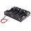 4pcs 5 X 1.5V AA Battery Slot Holder Case Box Wire Black 6