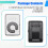 2X  Lettore MP3 Musicale con Cavo USB con Cuffie - Nero 8