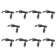 10X 5V zu 12V 2,1 mm X 5,5 mm Modul Konverter Stecker Buchse Strom Kabel Stecker, USB zu Kabel -1 M