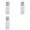 3X YAP1F Air Conditioner Remote Control for GREE YAP1F Home Heating and Cooling Function Replacement Remote Control 1