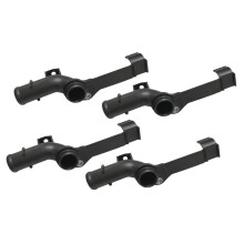 4X Resfriador de óleo de Tubo de água de Motor de Plástico Preto para Cabeçote de Cilindro Apto para C230 W203 M271 a 2712001352