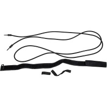 Schwimm-Widerstandsbänder-Set 6 x 10 x 4 m, schwarzer Schwimm-Bungee-Gürtel für statisches Schwimmtraining