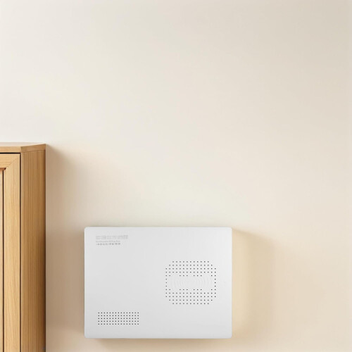 Branco Abs caixa organizadora de cabo de caixa em parede com design compacto
