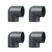 4Pcs 75mm Car Air Heater Ducting Pipe Air Vent Outlet L Shape Elbow Bend Pipe Exhaust Connector for Webasto Eberspaecher