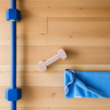 1 kg Hantel mit rosa Katzenpfoten-Beschichtung für Frauen, leichtes Handgewicht für Heimfitness