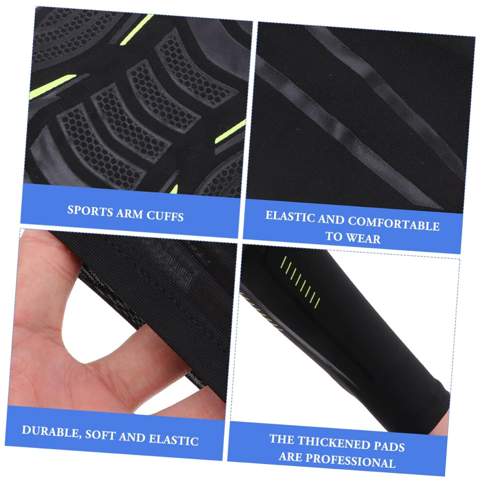 Hkhbjs Compression Arm Support Elbow Sleeves Collision Elbow Pads For Men Women Breathable Material
