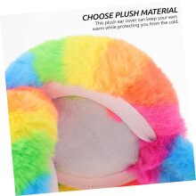 Unicorn Design Foldable Plush Earmuffs Warm Winter Ear Cover Portable Ear Protector Girls
