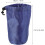 Travel Drawstring Storage Bag Navy Blue Nylon Clothes Organizer Pouch for Down Jackets 2