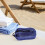 Travel Drawstring Storage Bag Navy Blue Nylon Clothes Organizer Pouch for Down Jackets 5