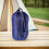 Travel Drawstring Storage Bag Navy Blue Nylon Clothes Organizer Pouch for Down Jackets 6