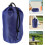 Travel Drawstring Storage Bag Navy Blue Nylon Clothes Organizer Pouch for Down Jackets 8
