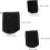3pcs Down Jacket Storage Bag Compression Stuff Sack Drawstring Travel Clothes Organizer 2