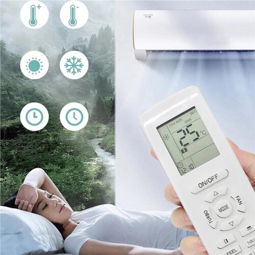 3X YAP1F Air Conditioner Remote Control for GREE YAP1F Home Heating and Cooling Function Replacement Remote Control 2