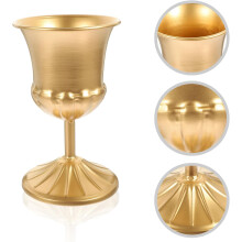 Goldene Hochzeitsvase aus Eisen, robuster und dekorativer Blumentopf für Büro und Party