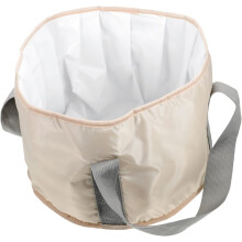 Banheira de pés de conservação de calor da bacia do pé dobrável portátil recipiente de banho ao ar livre Viagem conveniente