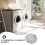 Foldable Mesh Laundry Basket Drawstring Laundry Hamper Lightweight Portable Cylindrical 1