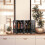 Mini Screen Divider Wooden Foldable Traditional Chinese Panel Screen Versatile Desktop Room Decor for Home 1