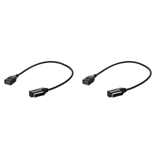2X for   Music Interface MDI MMI AMI to USB Cable Data Sync Charging Adapter