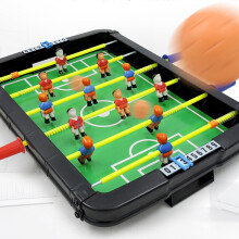 Minifotbollsspel med 6 stavar, fotbollsbord för vuxna, kompakt festsport