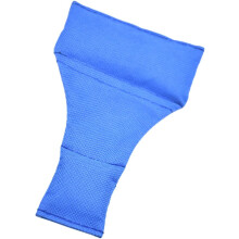 Fußballschiedsrichter-Sitzsack mit langem Hals, blauer Nylon-Wurfbeutel