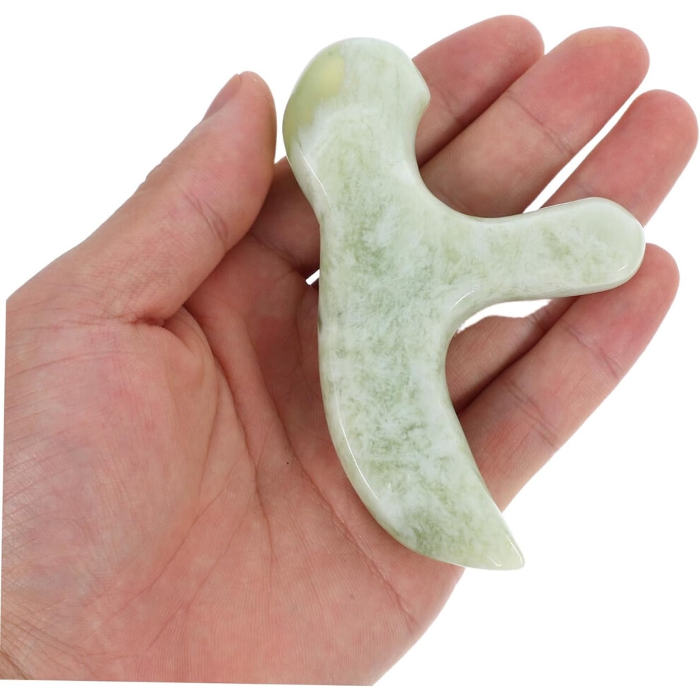 Hkhbjs Natural Jade Stone Foot Tool Set Portable Gua Sha Scraping Massager