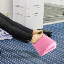Almofada de descanso de pés de espuma de memória com alça, almofada ergonômica em forma de lágrima
