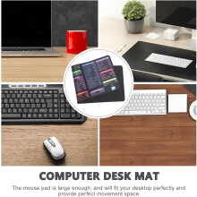 Big Mouse Pad Tapete de teclado 79X30Cm Borracha anti-deslizamento fundo liso superfície elegante design mesa mouse pad