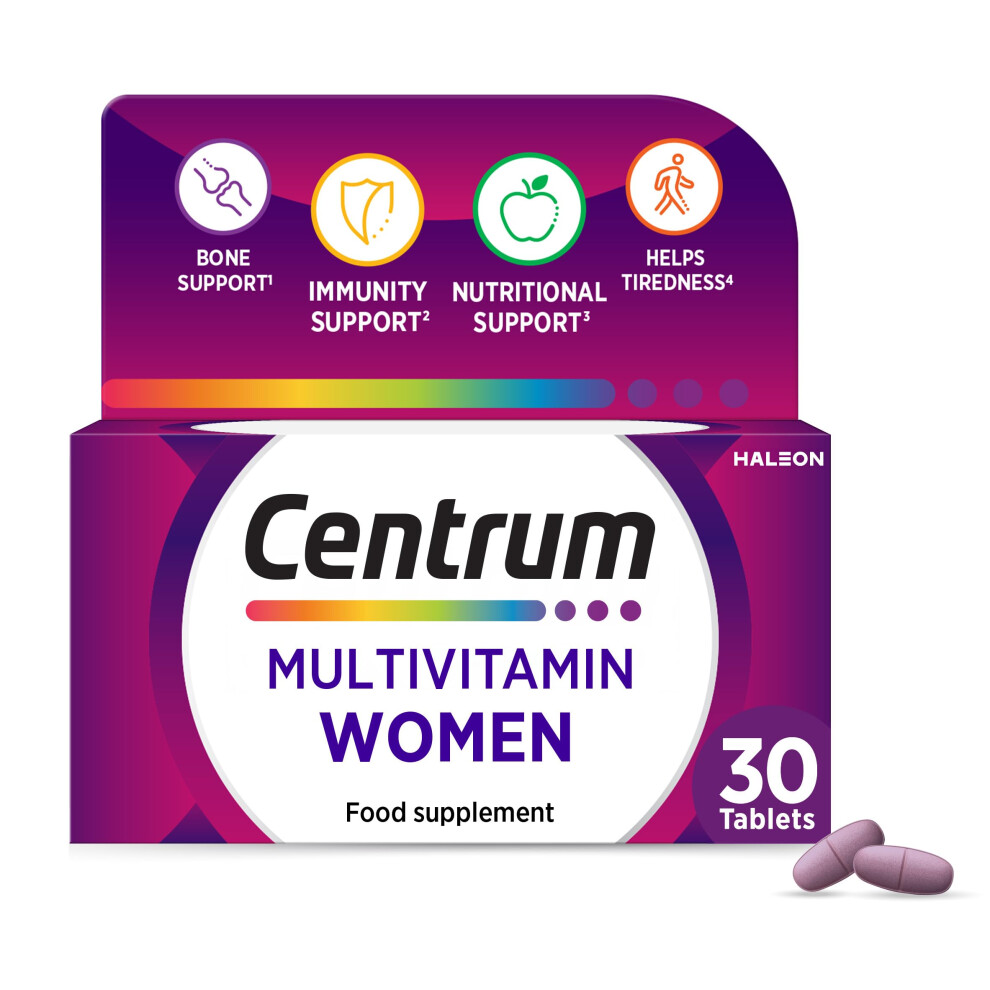 Centrum Women Tablets Multivitamin & Mineral Supplements, With 23 Essential Nutrients Including Vit