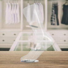 Plastic Foot Mannequin for Socks with Magnetic Base Sock Display Model Female Foot Form and Shoe Display