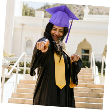 Graduation Cap with Elegant Tassel Stylish Board Hat
