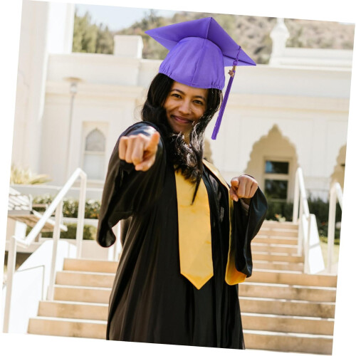 Graduation Cap with Elegant Tassel Stylish Board Hat