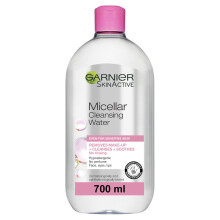 Garnier Micellar Cleansing Water 700ml, Gentle face cleanser & Make up Remover, Suitable For All Sk