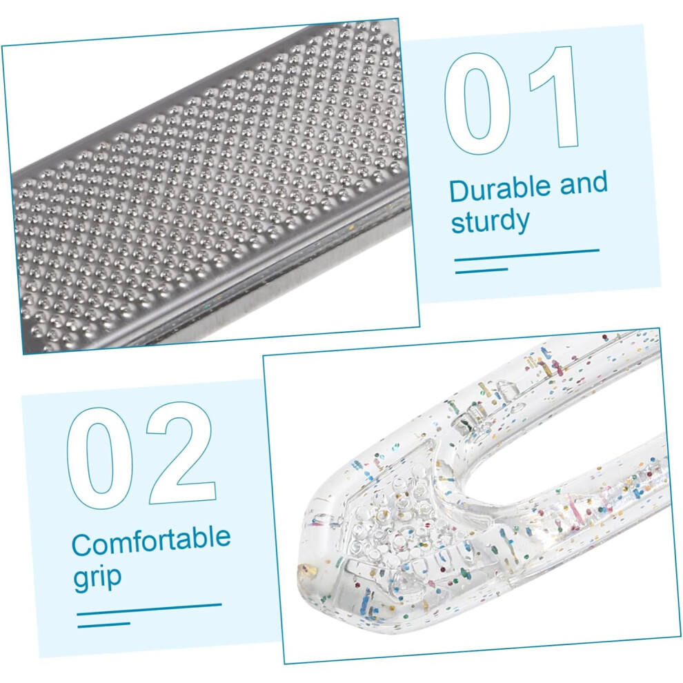 Hkhbjs Foot Grinder Double Sided Pedicure Foot Scrubber For Dead Skin Removal Handheld Portable Callus Remover Tool