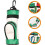 Set de acessórios de bolsa de golfe com bola de 3 compartimentos e bolsa de tee reutilizável 2