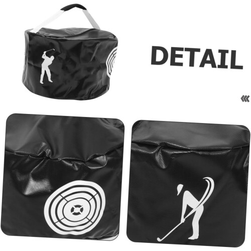Golf Swing Training Bag Soft Multi-use Golf Training Pouch Sturdy Impact Practice Aid 2