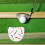 Mallet Putter Capa de cabeça de golfe semi-círculo branco com forro suave de peluche impermeável Driver Club Protector 6