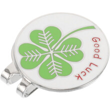 Odłączany znacznik piłek golfowych Shamrock 30 mm z klipsem do czapki i okrągłym klipsem