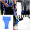 Fußballschiedsrichter-Sitzsack mit langem Hals, blauer Nylon-Wurfbeutel 5