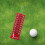 Portable Golf Scorer 18-Hole Stroke Counter Red Plastic Scoreboard Compact Golf Scoring Device 7