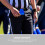 Fußballschiedsrichter-Sitzsack mit langem Hals, blauer Nylon-Wurfbeutel 6
