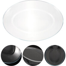 Placa de peixe de vidro temperado resistente à quebra com design simples delicado
