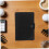 Carnet de score de golf en cuir PU noir, petit format 5