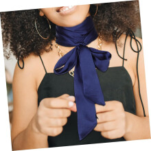 Foulard étroit pour femme, élégant foulard fin pour cheveux longs, idéal pour décorer un sac à main.