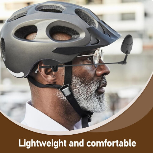 Espejo retrovisor ajustable y ligero para casco de bicicleta. 2