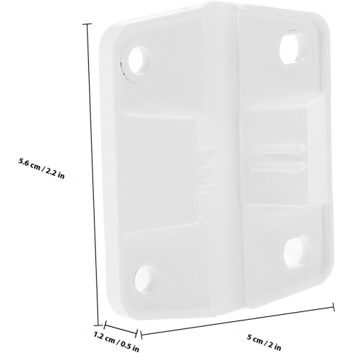 Cooler Hinges with Screws Set Sturdy Plastic Replacement Hinges for Cooler Box Hardware 1